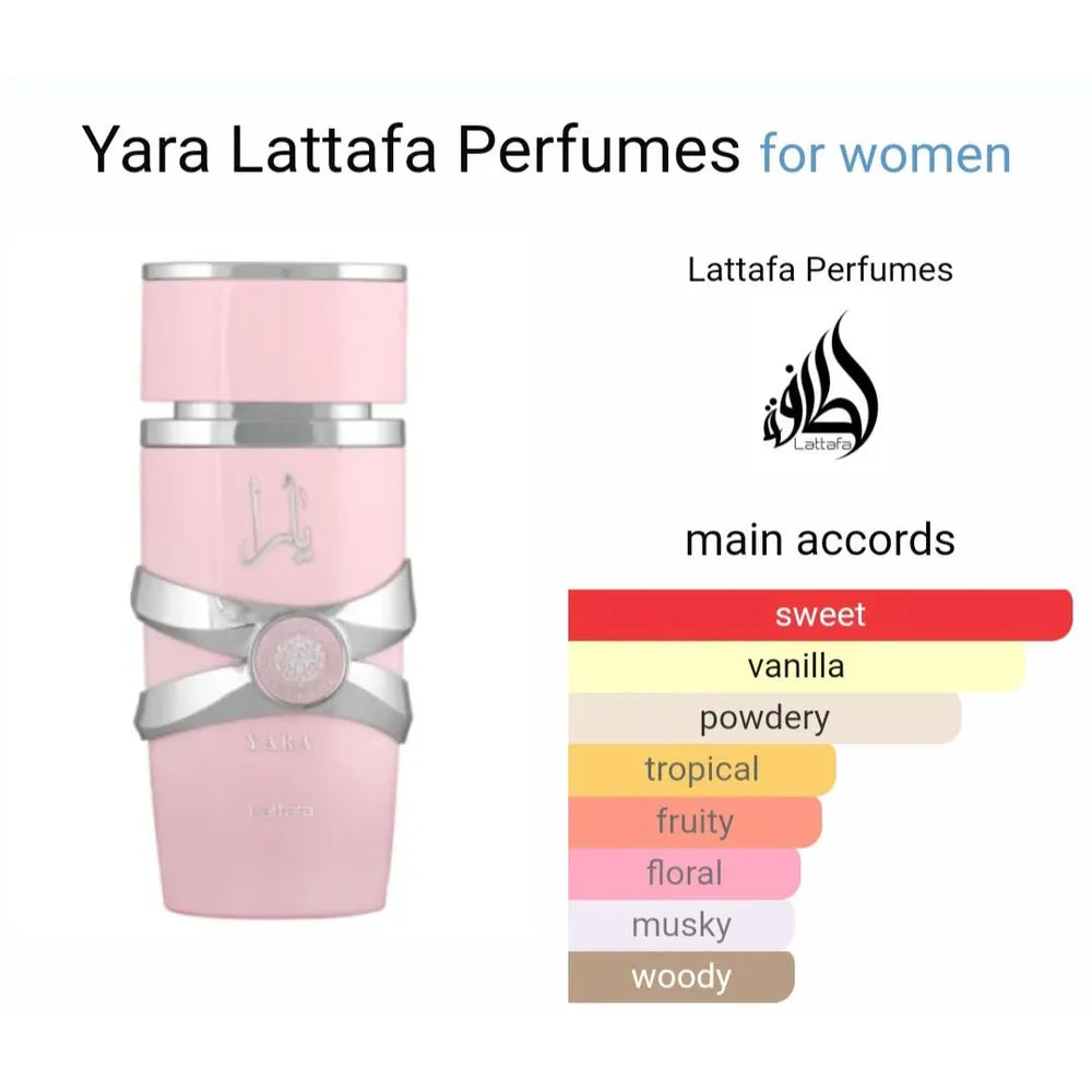 Lattafa Yara Eau de Parfum 3.4oz - Beauty Exchange Beauty Supply