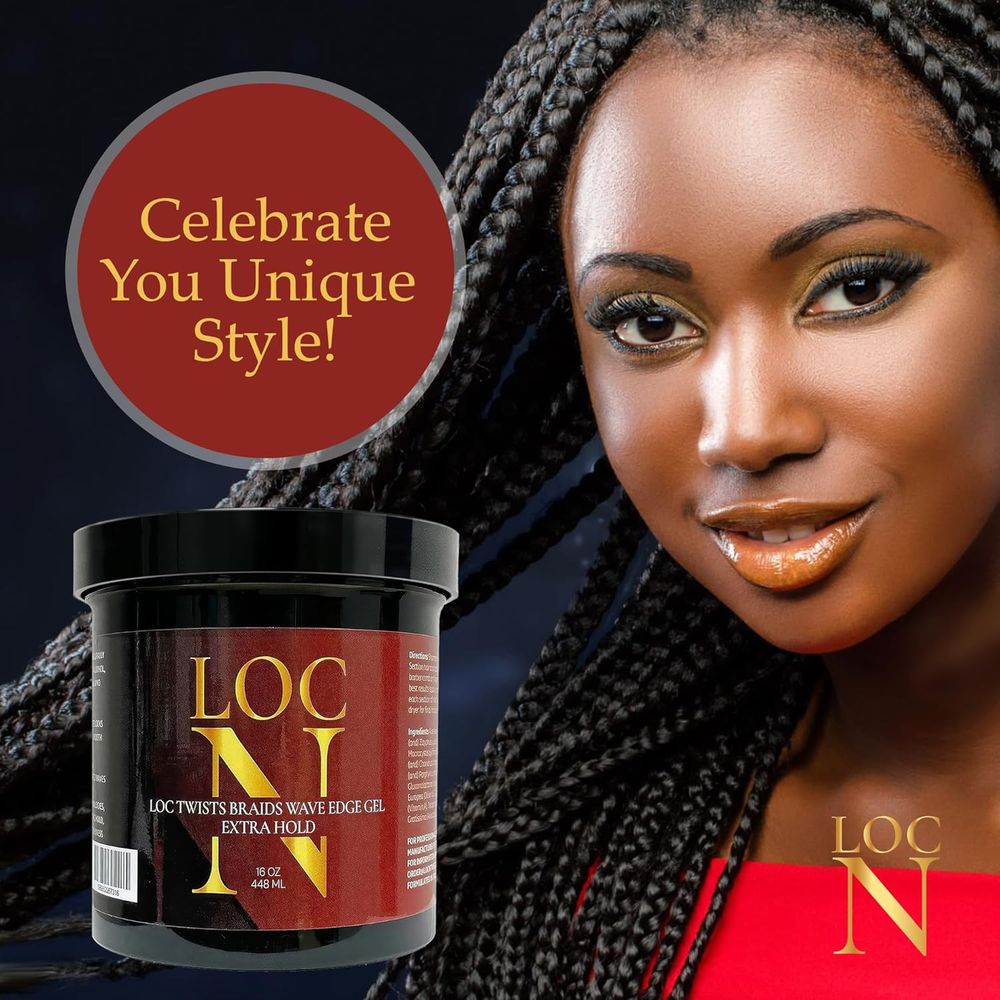 Loc Twist Braids Wave Edge Gel – Strong Hold & Shine – 16 oz - Beauty Exchange Beauty Supply