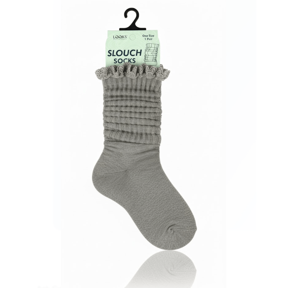 Looks Adult Lace Slouch Socks - Beauty Exchange Beauty Supply