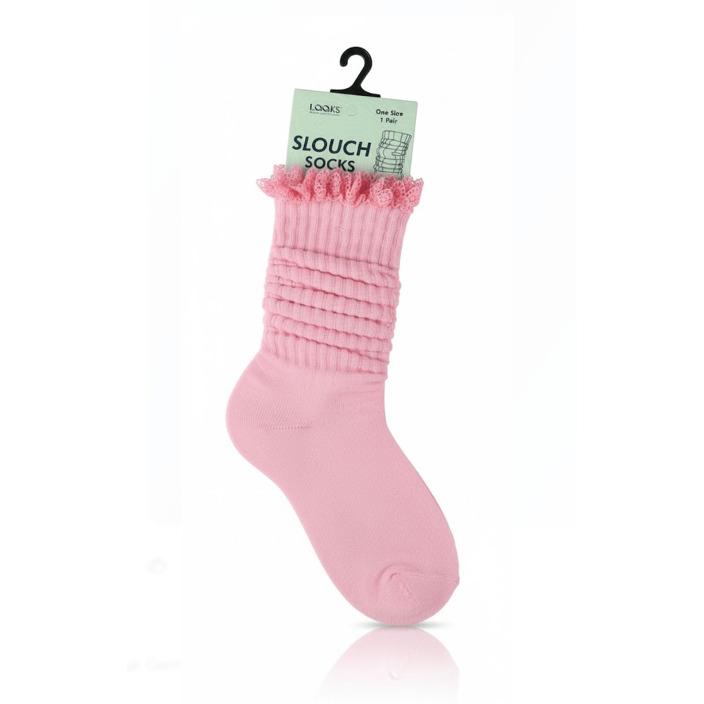 Looks Adult Lace Slouch Socks - Beauty Exchange Beauty Supply