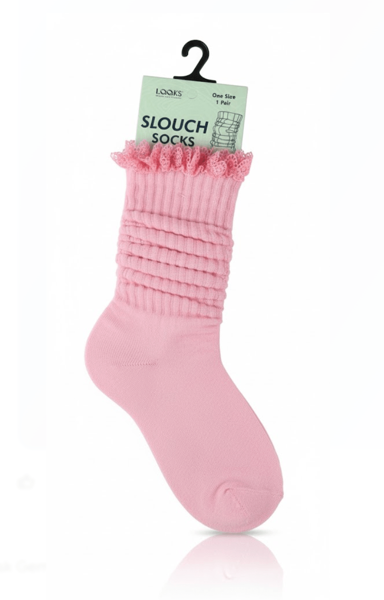 Looks Adult Lace Slouch Socks - Beauty Exchange Beauty Supply
