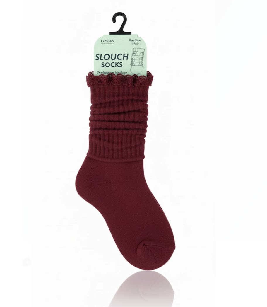Looks Adult Lace Slouch Socks - Beauty Exchange Beauty Supply