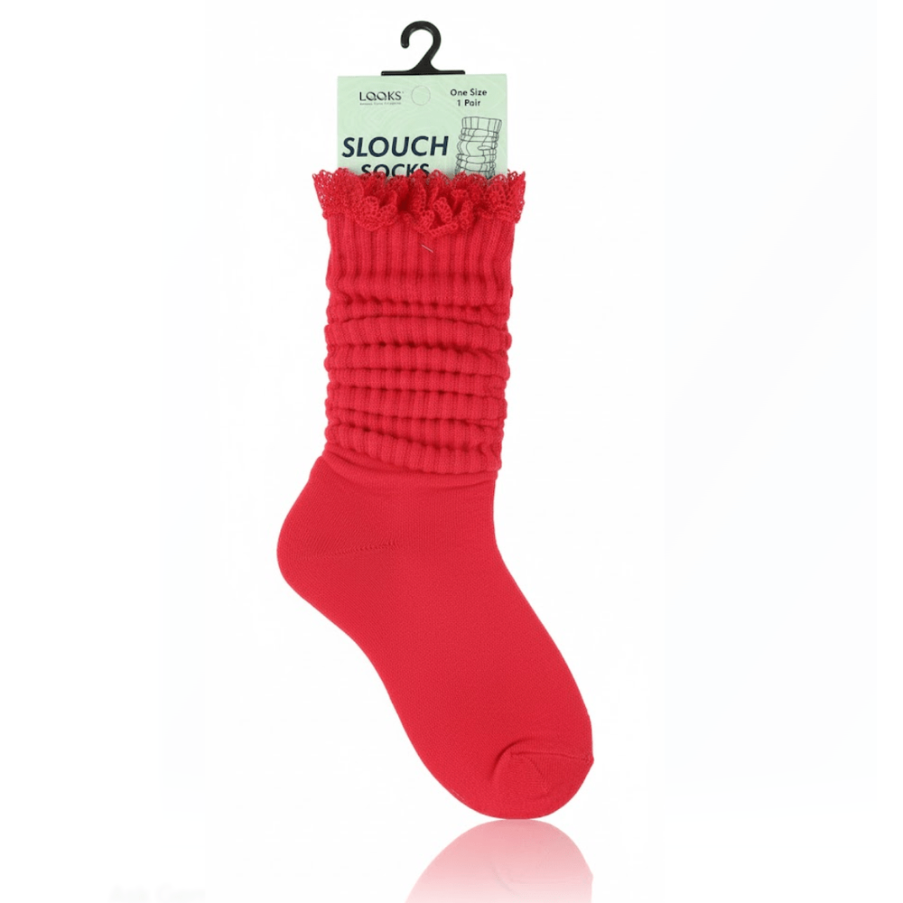 Looks Adult Lace Slouch Socks - Beauty Exchange Beauty Supply