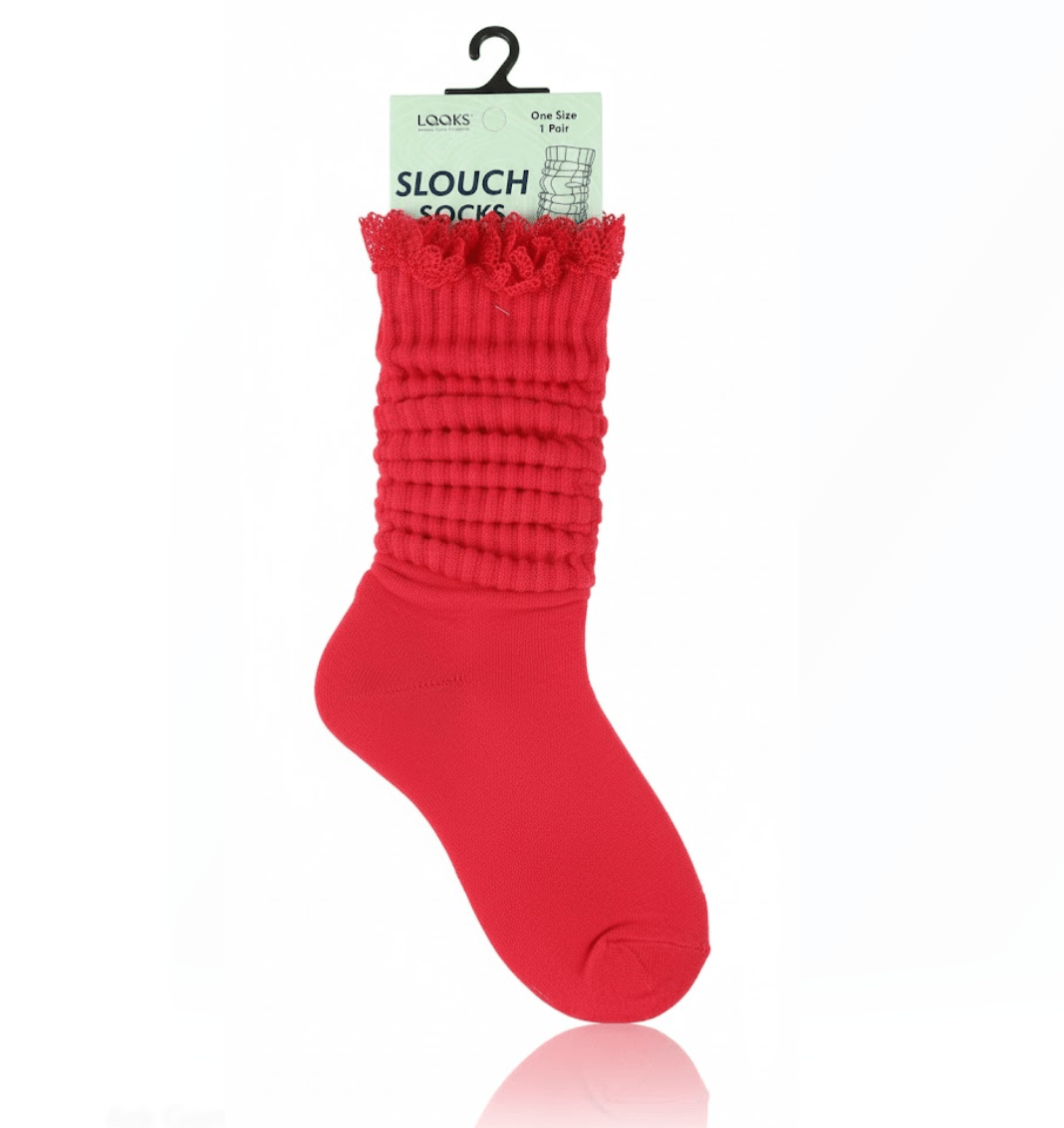 Looks Adult Lace Slouch Socks - Beauty Exchange Beauty Supply