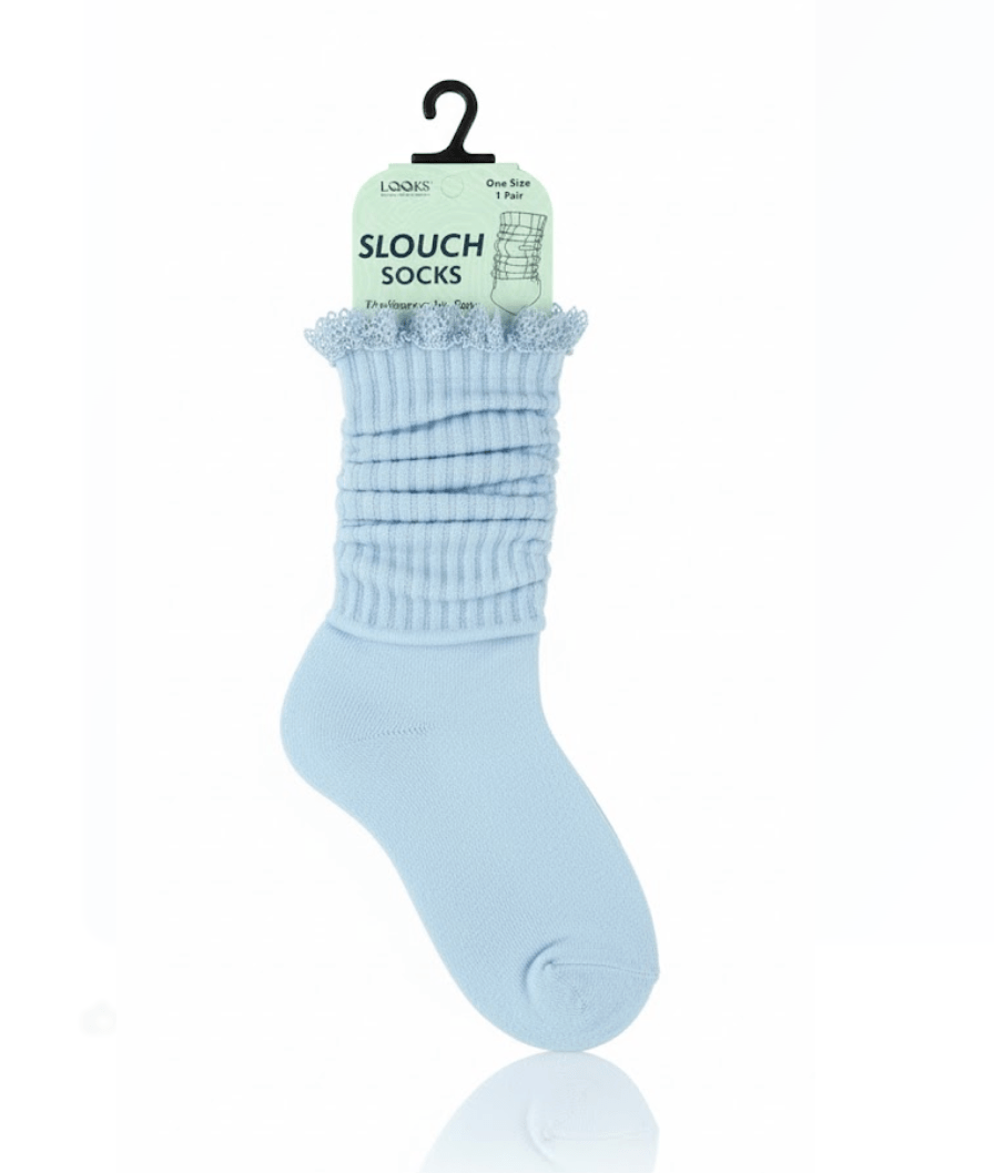 Looks Adult Lace Slouch Socks - Beauty Exchange Beauty Supply