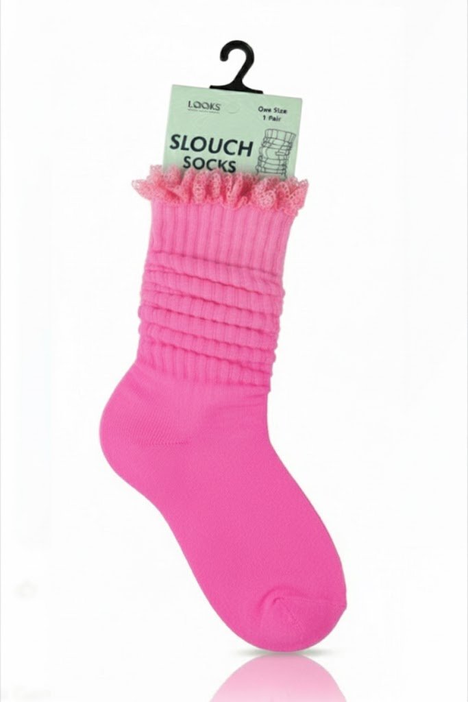 LQQKS Adult Lace Slouch Socks - Beauty Exchange Beauty Supply