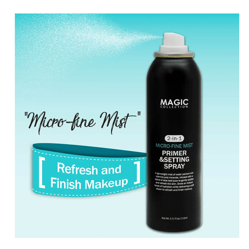 Magic Collection 2 - in - 1 Primer and Setting Spray – Micro - Fine Mist - Beauty Exchange Beauty Supply