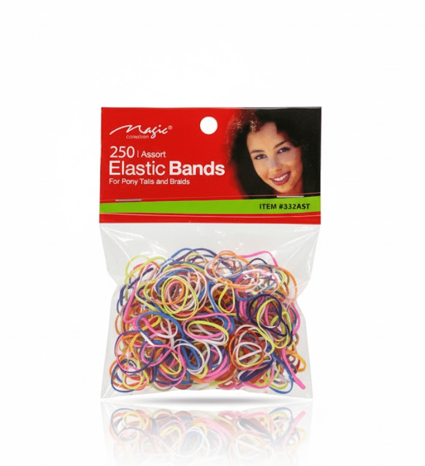 Magic Collection Assorted Elastic Bands - 250 - Beauty Exchange Beauty Supply
