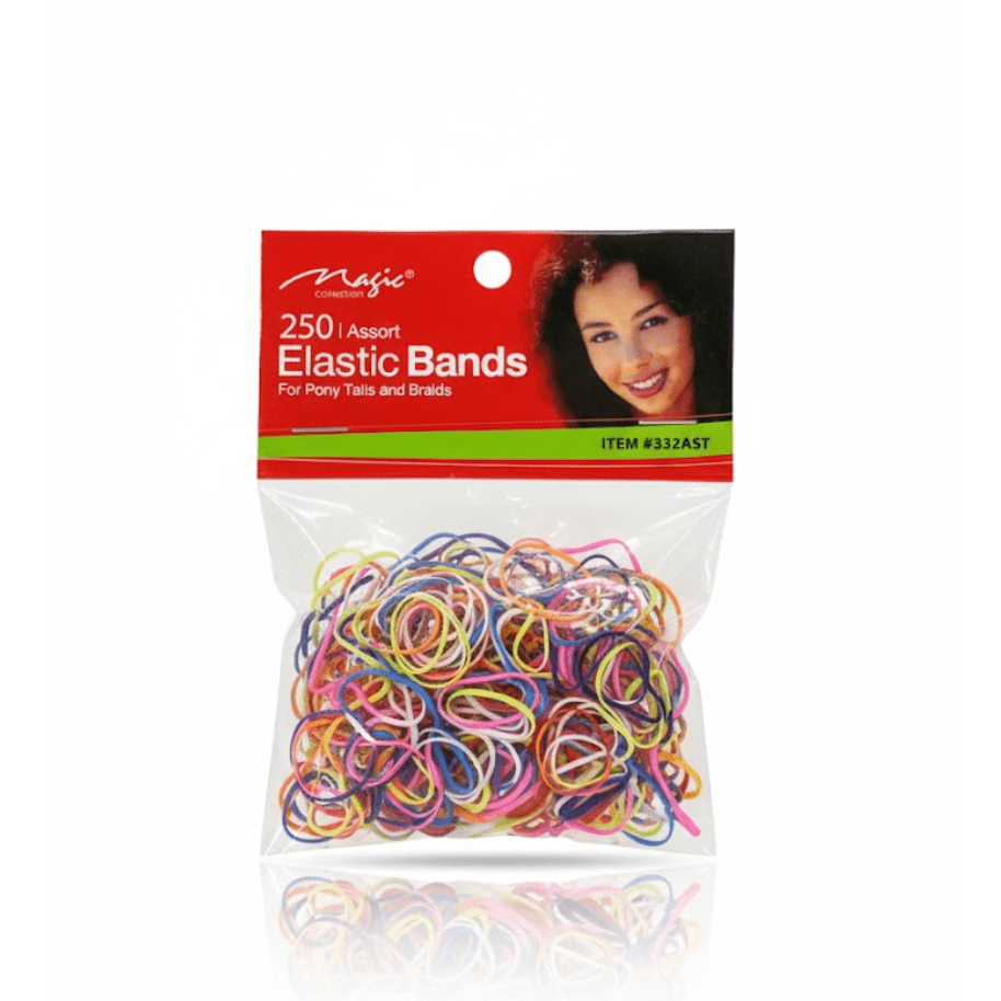 Magic Collection Assorted Elastic Bands - 250 - Beauty Exchange Beauty Supply