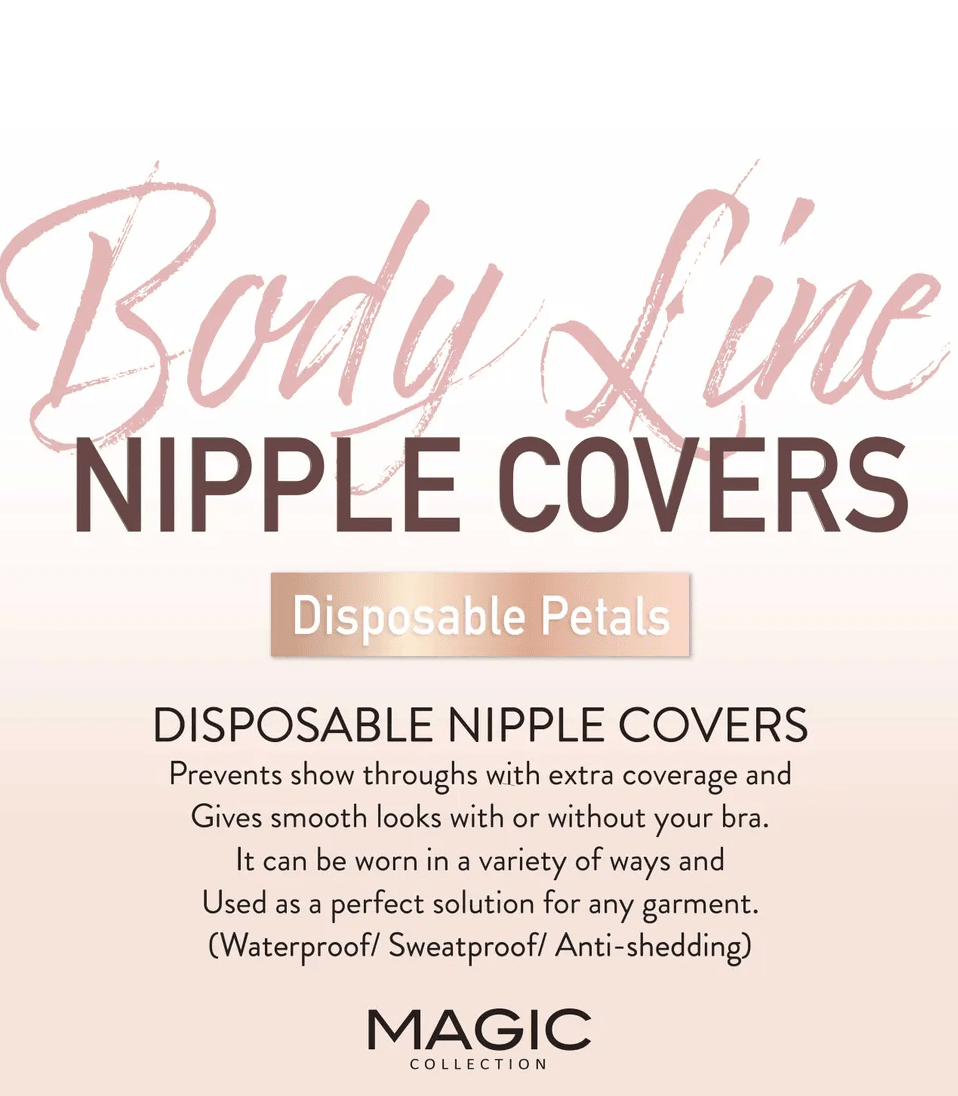 Magic Collection Body Line Nipple Covers Disposable Petals – 6cm - Beauty Exchange Beauty Supply