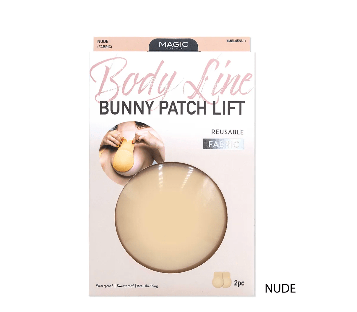 Magic Collection Body Line Reusable Fabric Bunny – Nipple Patch Lift - Beauty Exchange Beauty Supply