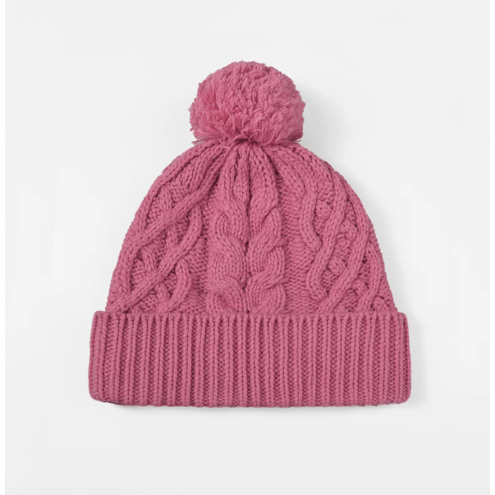 Magic Collection Cable Knit Pom Pom Beanie - Assorted - Beauty Exchange Beauty Supply