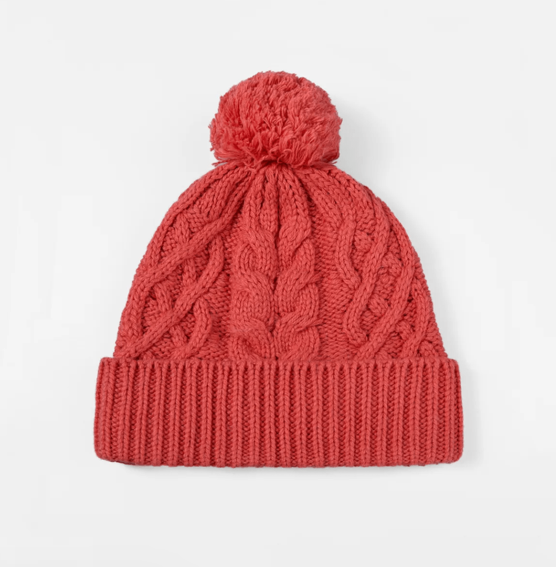 Magic Collection Cable Knit Pom Pom Beanie - Assorted - Beauty Exchange Beauty Supply