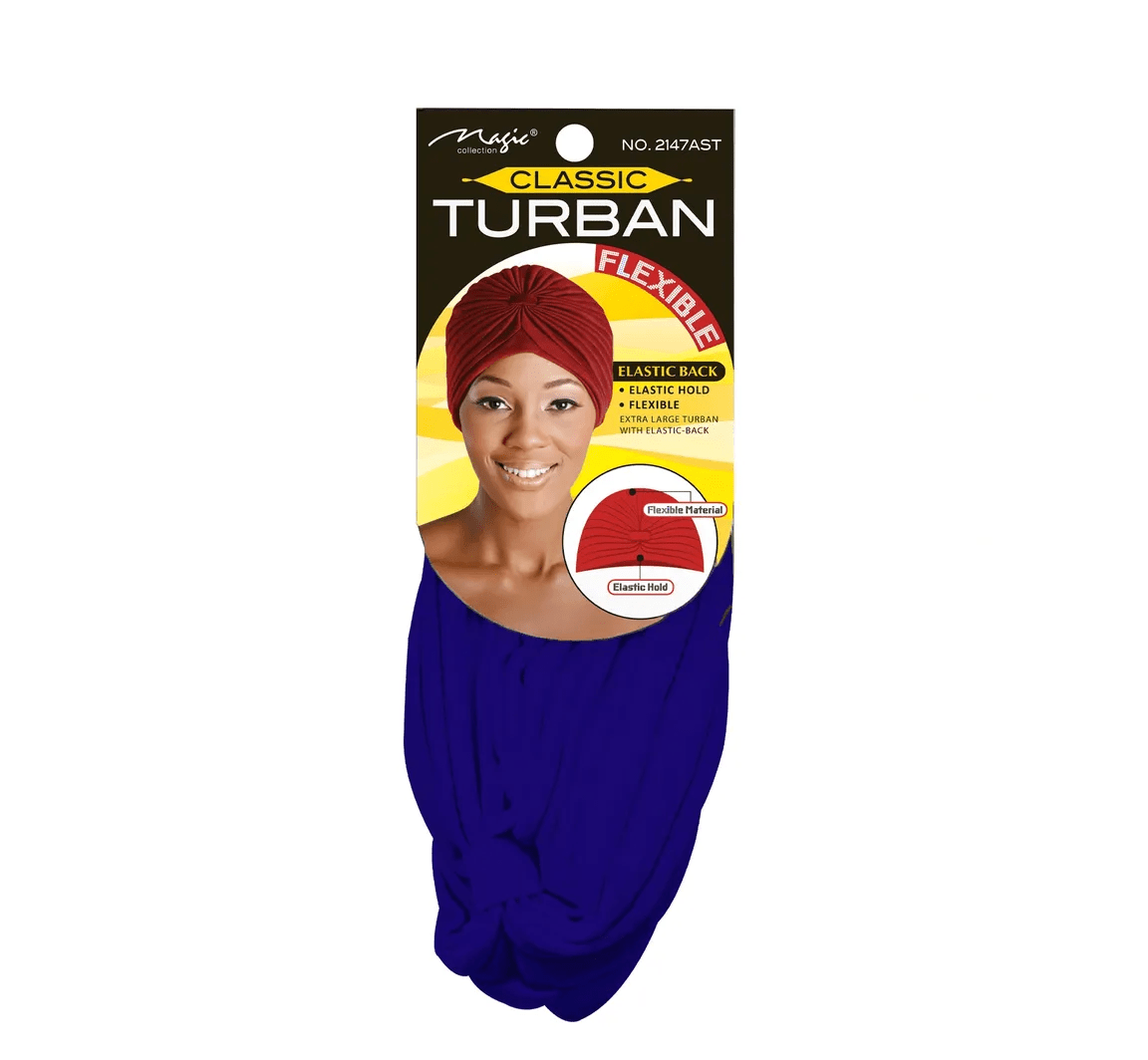 Magic Collection Classic Turban Elastic Hold & Flexible Style - Beauty Exchange Beauty Supply