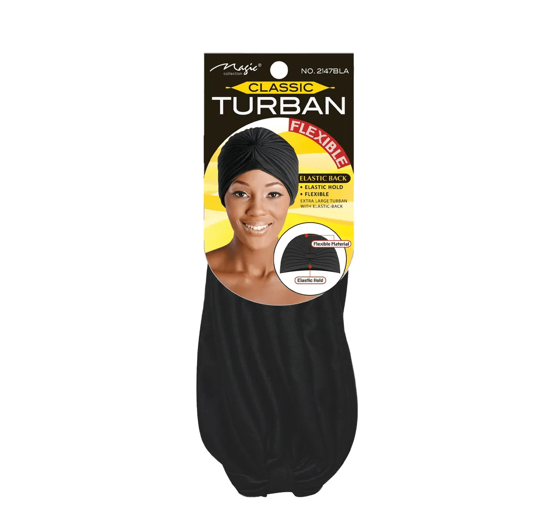 Magic Collection Classic Turban Elastic Hold & Flexible Style - Beauty Exchange Beauty Supply