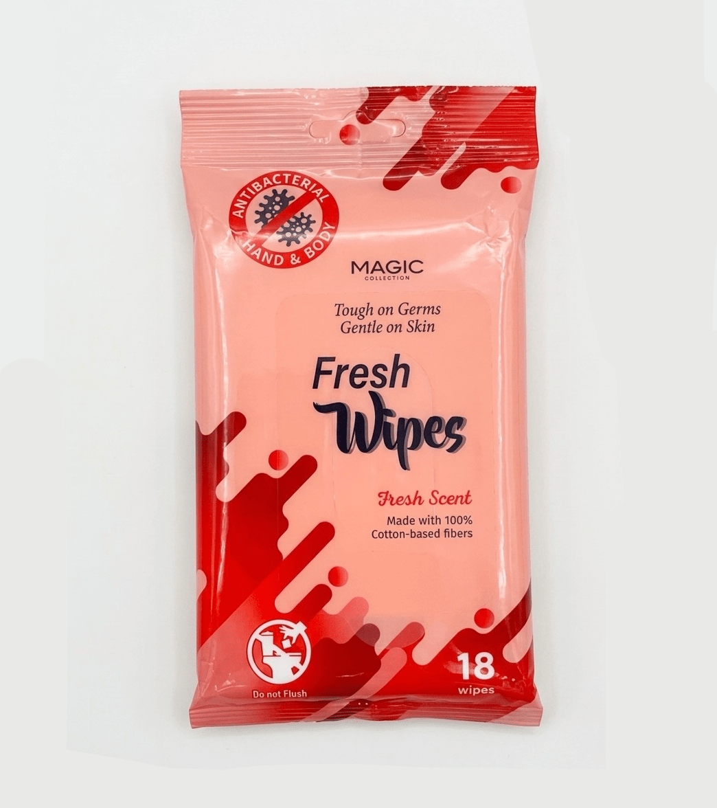 Magic Collection Fresh Wipes - 18 wipes - Beauty Exchange Beauty Supply