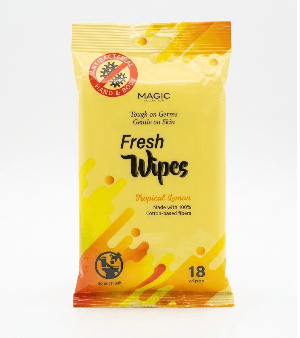 Magic Collection Fresh Wipes - 18 wipes - Beauty Exchange Beauty Supply