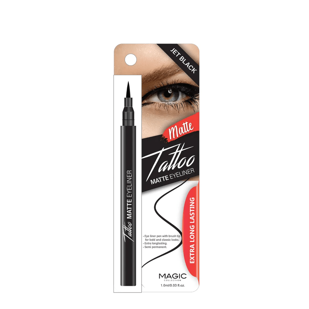 Magic Collection Matte Tattoo Eyeliner Pen - Jet Black - Beauty Exchange Beauty Supply