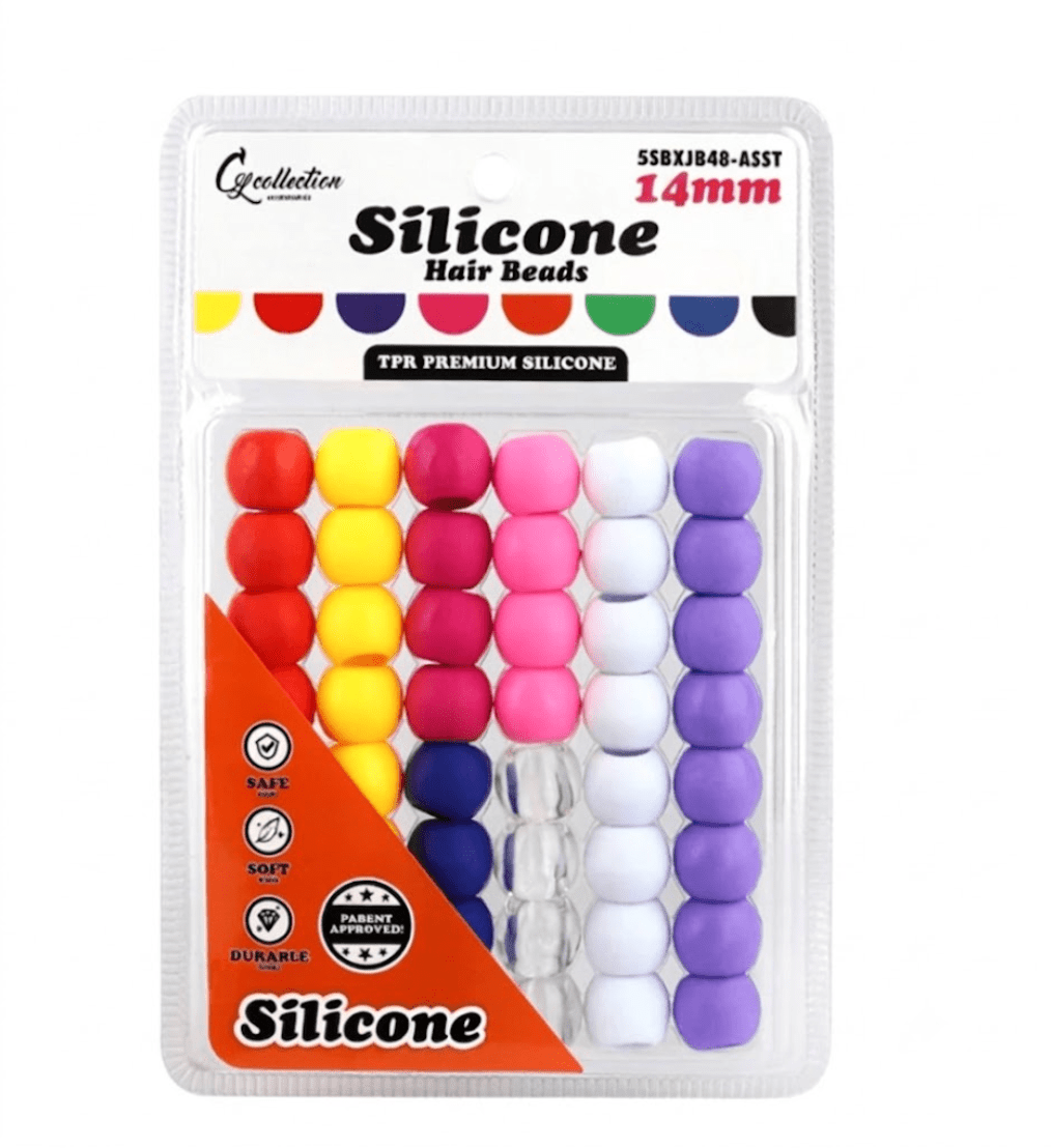 Magic Collection Silicone Hair Beads 14MM – 48 PCS - Beauty Exchange Beauty Supply