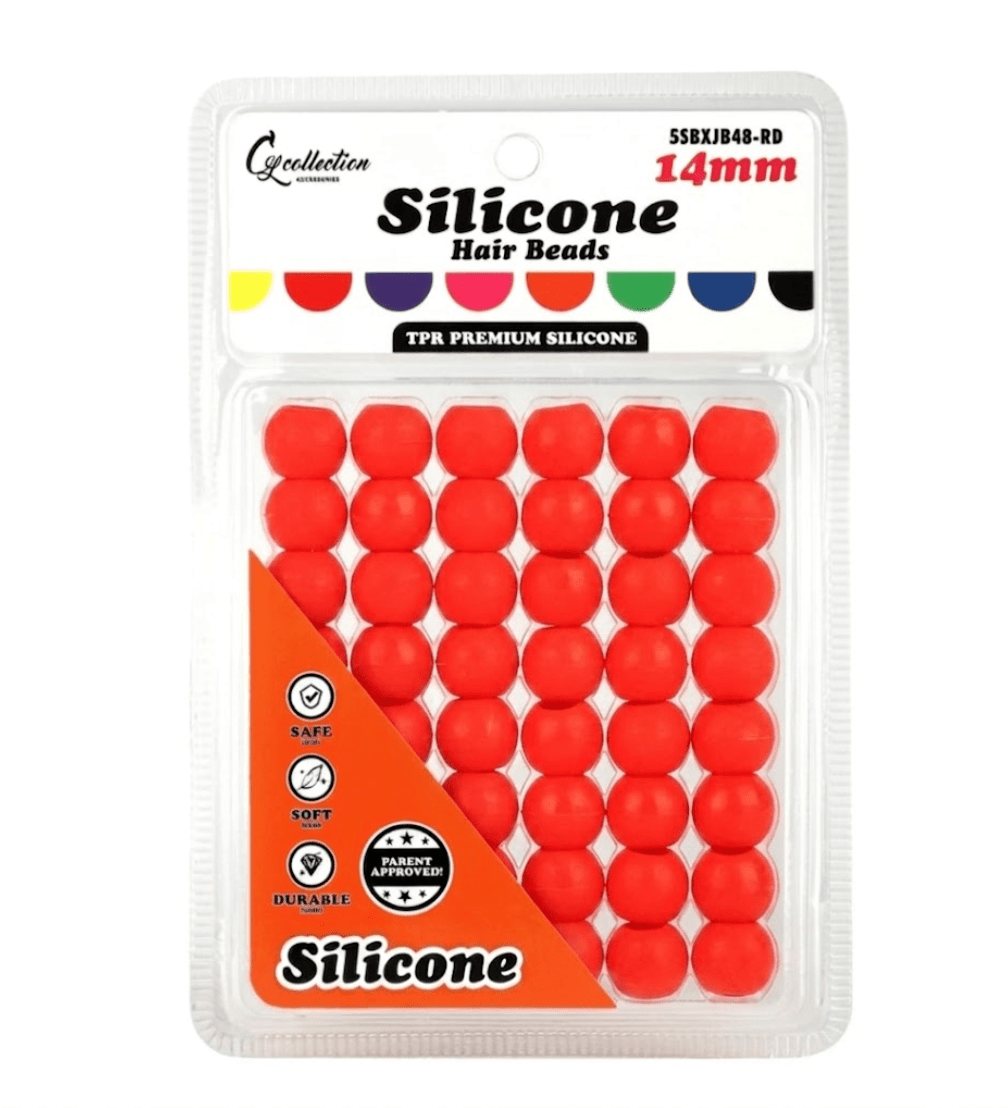 Magic Collection Silicone Hair Beads 14MM – 48 PCS - Beauty Exchange Beauty Supply