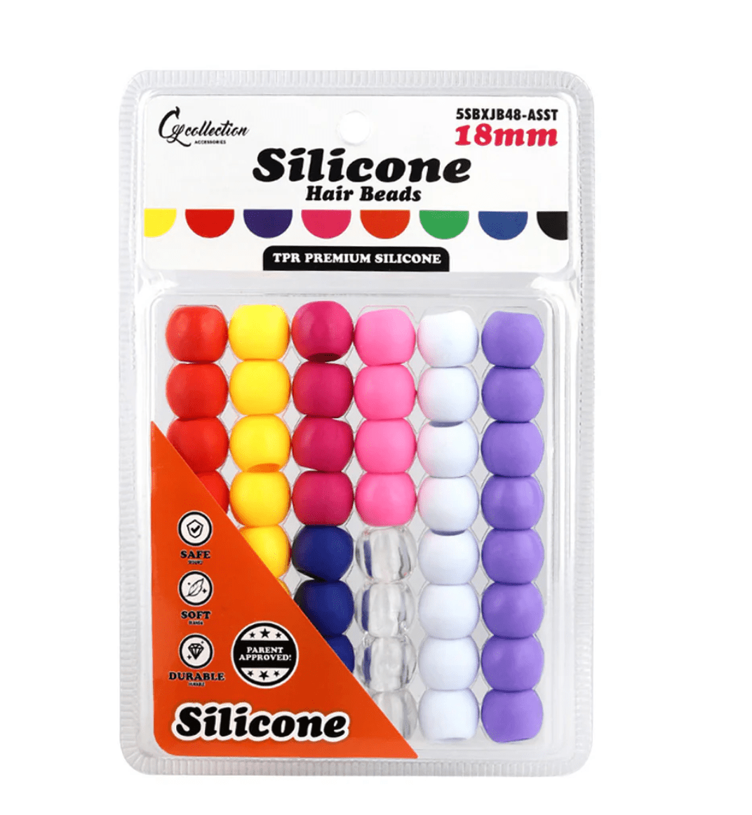 Magic Collection Silicone Hair Beads 18MM – 48 PCS - Beauty Exchange Beauty Supply