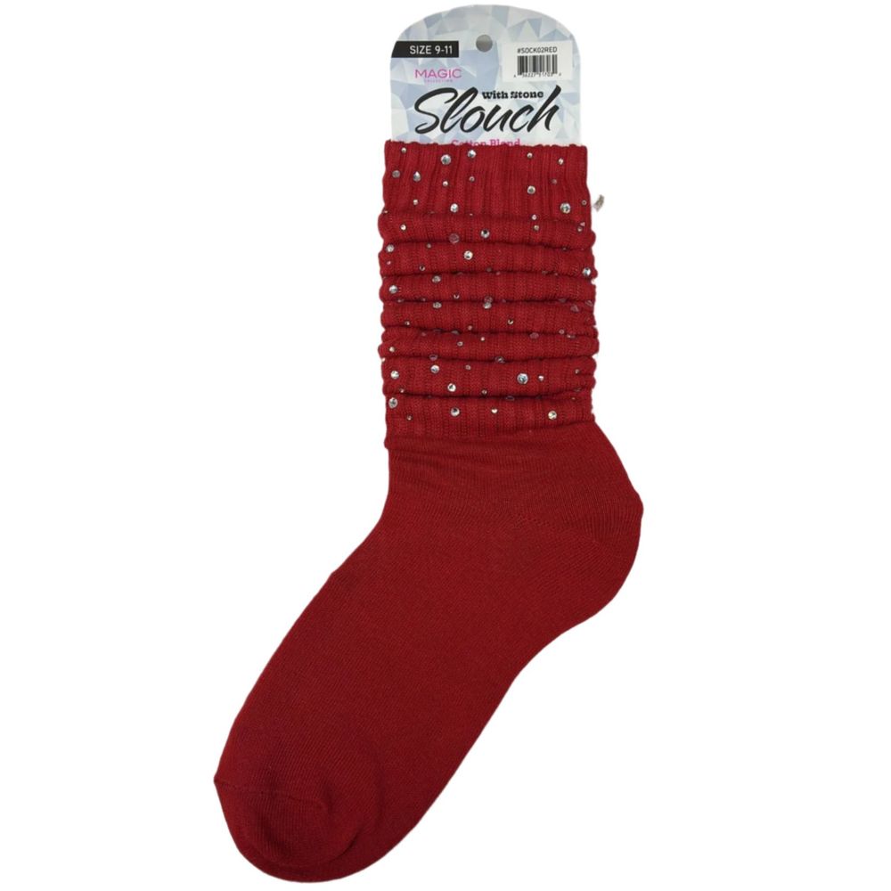 Magic Collection Slouch Beanie with Stones - Beauty Exchange Beauty Supply