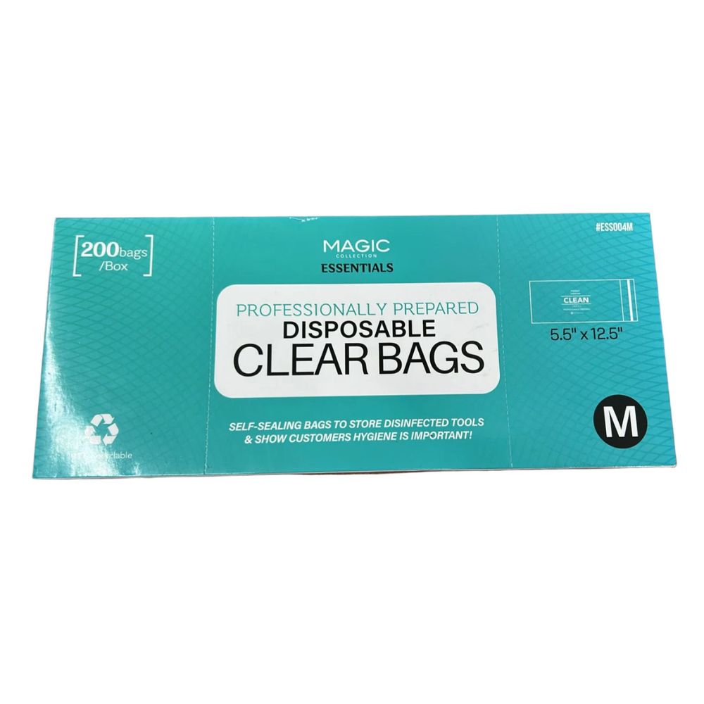 Magic Disposable Clear Bags M – 200 Count - Beauty Exchange Beauty Supply