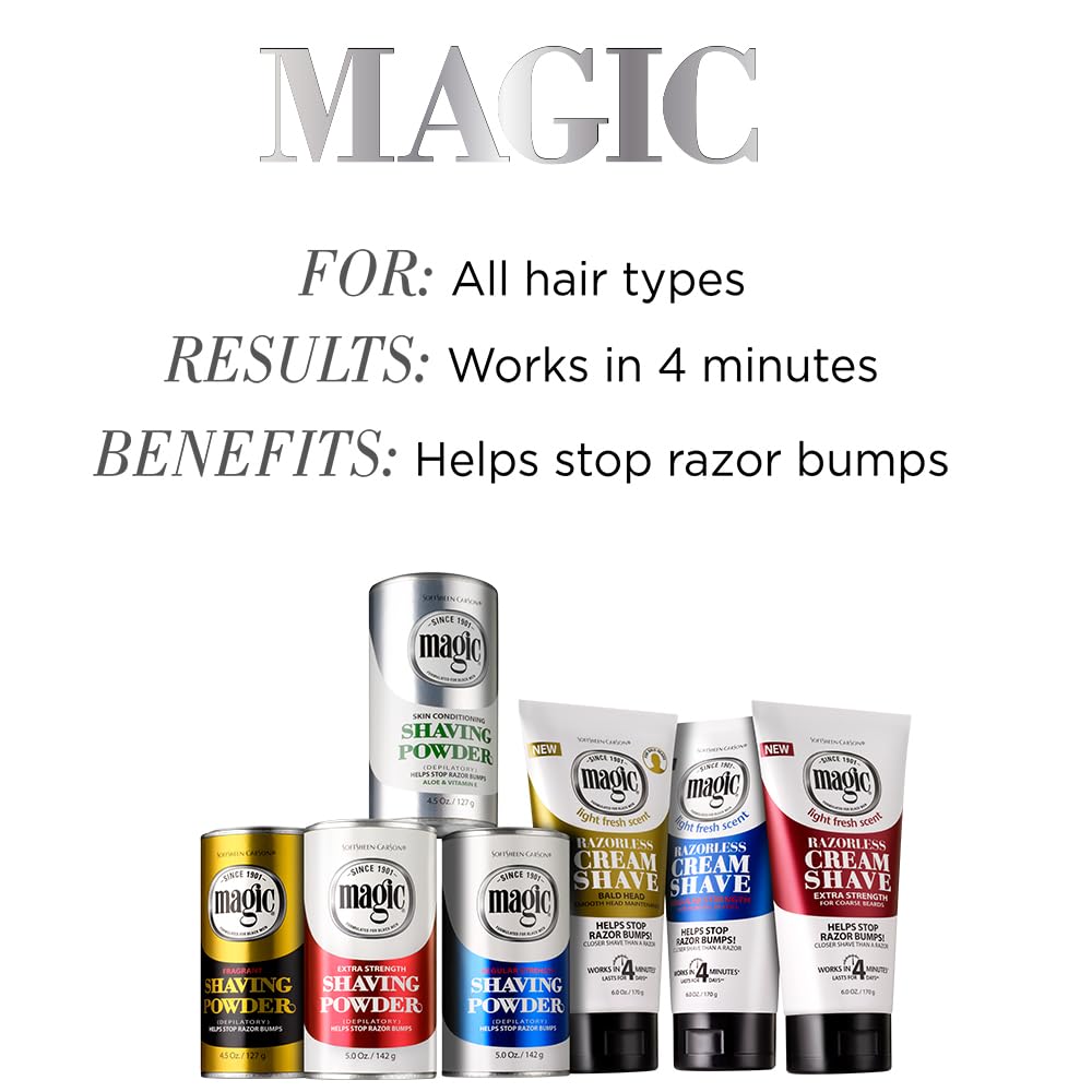 Hair Cream Razor Magic Hair Removal Cream – Razor-Free Bald Head Care