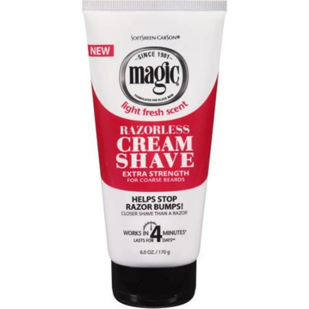 Magic Hair Removal Cream – Tough on Coarse Beards, Gentle on Skin 6 oz - Beauty Exchange Beauty Supply