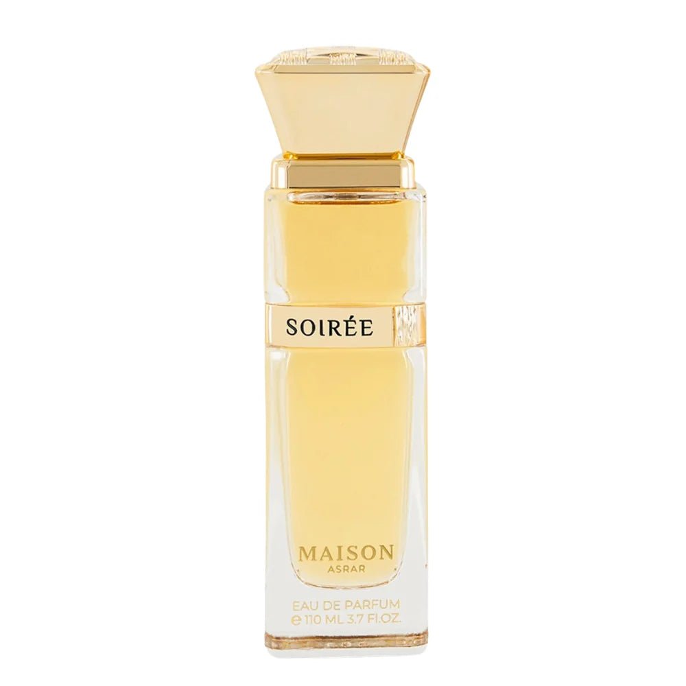 Maison Asrar Soirée Eau de Parfum Spray – 110 ml / 3.7 fl oz - Beauty Exchange Beauty Supply