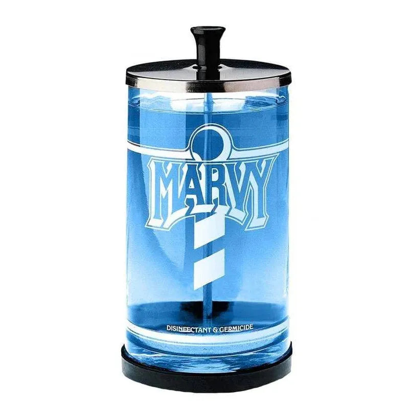 Marvy Manicurist Jar – Classic Glass Disinfecting Jar for Tools - Beauty Exchange Beauty Supply