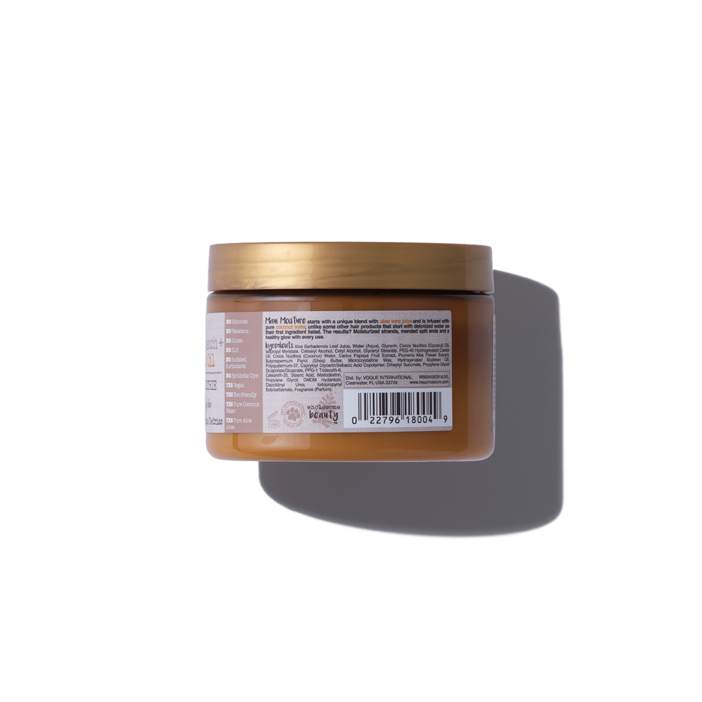 Maui Moisture Curl Quench + Coconut Oil Curl Smoothie | Rich Curl Enhancer for Thick, Curly Hair – Ultra Moisturizing & Frizz - Fighting – 12 oz - Beauty Exchange Beauty Supply