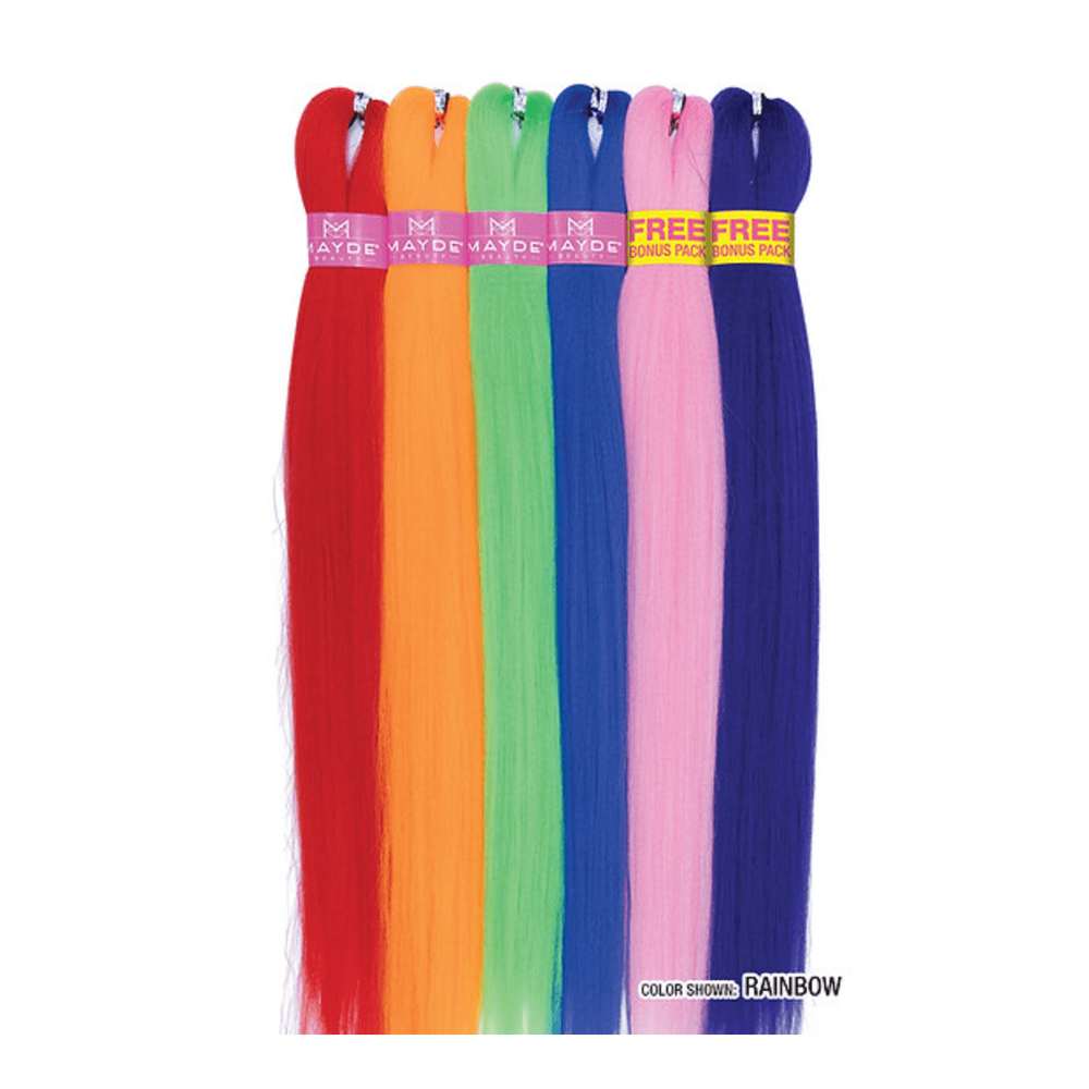 Mayde 6X Braid Nation Kid Synthetic Braiding Hair – 18″ - Beauty Exchange Beauty Supply