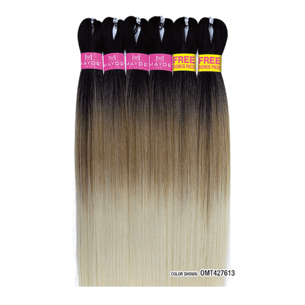 Mayde 6X Braid Nation Kid Synthetic Braiding Hair – 18″ - Beauty Exchange Beauty Supply
