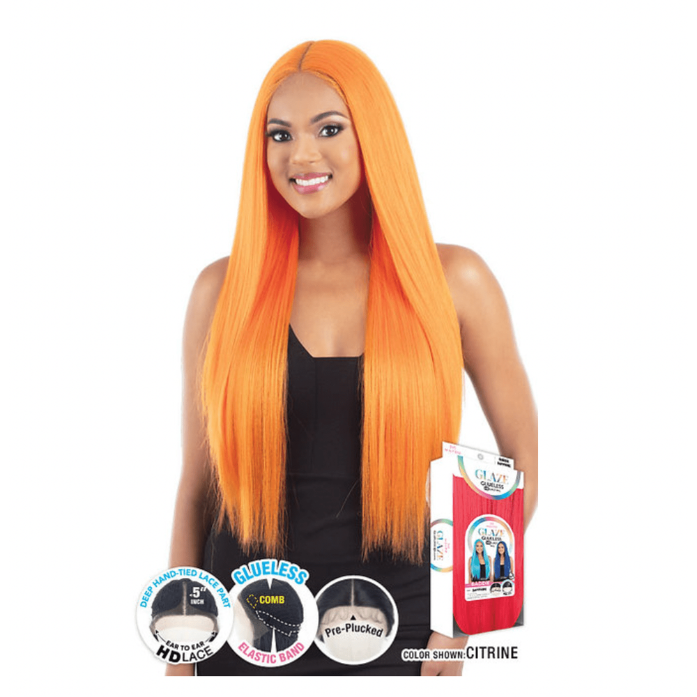 Mayde Beauty “Baddie” Glueless HD Lace Front Wig – Luxe Hairline, Vibrant Colors, Heat Safe | One Size - Beauty Exchange Beauty Supply