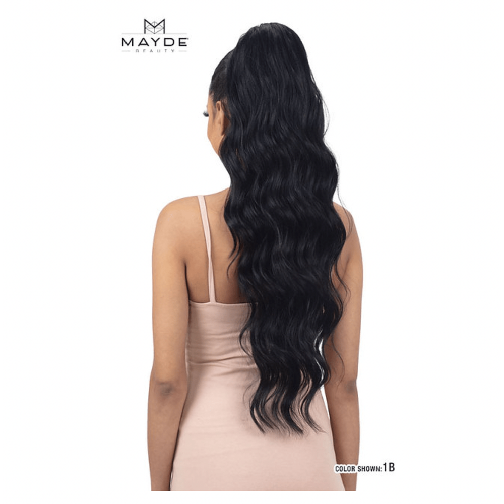 Mayde Beauty Synthetic Drawstring Ponytail – Bossy Doll 28” | Sleek & Bold with Attitude | Long, Glamorous Realness - Beauty Exchange Beauty Supply