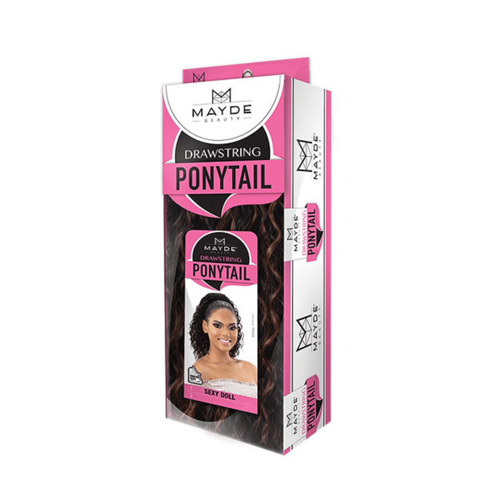 Mayde Beauty Synthetic Drawstring Ponytail – Sexy Doll | Voluminous Layers with Sassy Bounce | Easy to Slay - Beauty Exchange Beauty Supply
