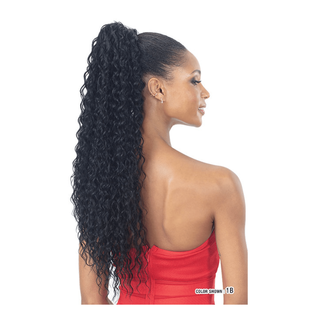 Mayde Beauty Synthetic Drawstring Ponytail – Tempting Doll 28” | Sleek, Long & Stylish | Easy Glam in Seconds - Beauty Exchange Beauty Supply
