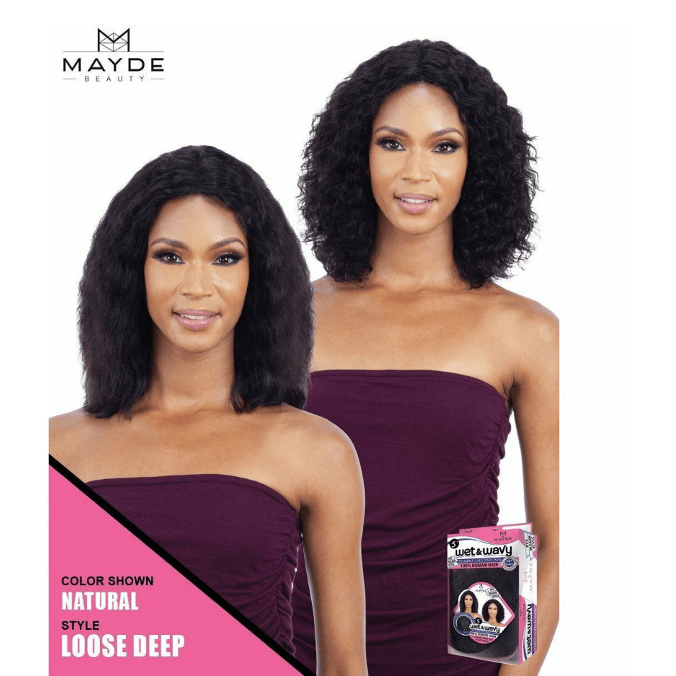 Mayde Beauty Wet & Wavy Human Hair Wig - Loose Deep - Beauty Exchange Beauty Supply