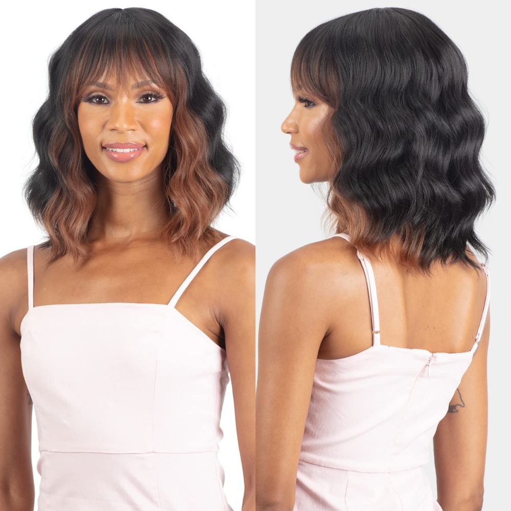 Mayde Mocha 100% Human Hair Wig – Delight | Natural Layers + Vibrant Dual Tones - Beauty Exchange Beauty Supply