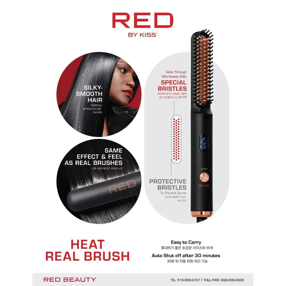 Mid Size Hot Brush – Smooth, Volumize & Style in One MHB01 - Beauty Exchange Beauty Supply