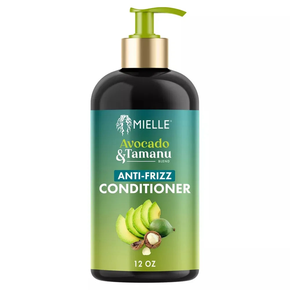 Mielle Avocado & Tamanu Anti - Frizz Shampoo & Conditioner – 12 fl oz - Beauty Exchange Beauty Supply