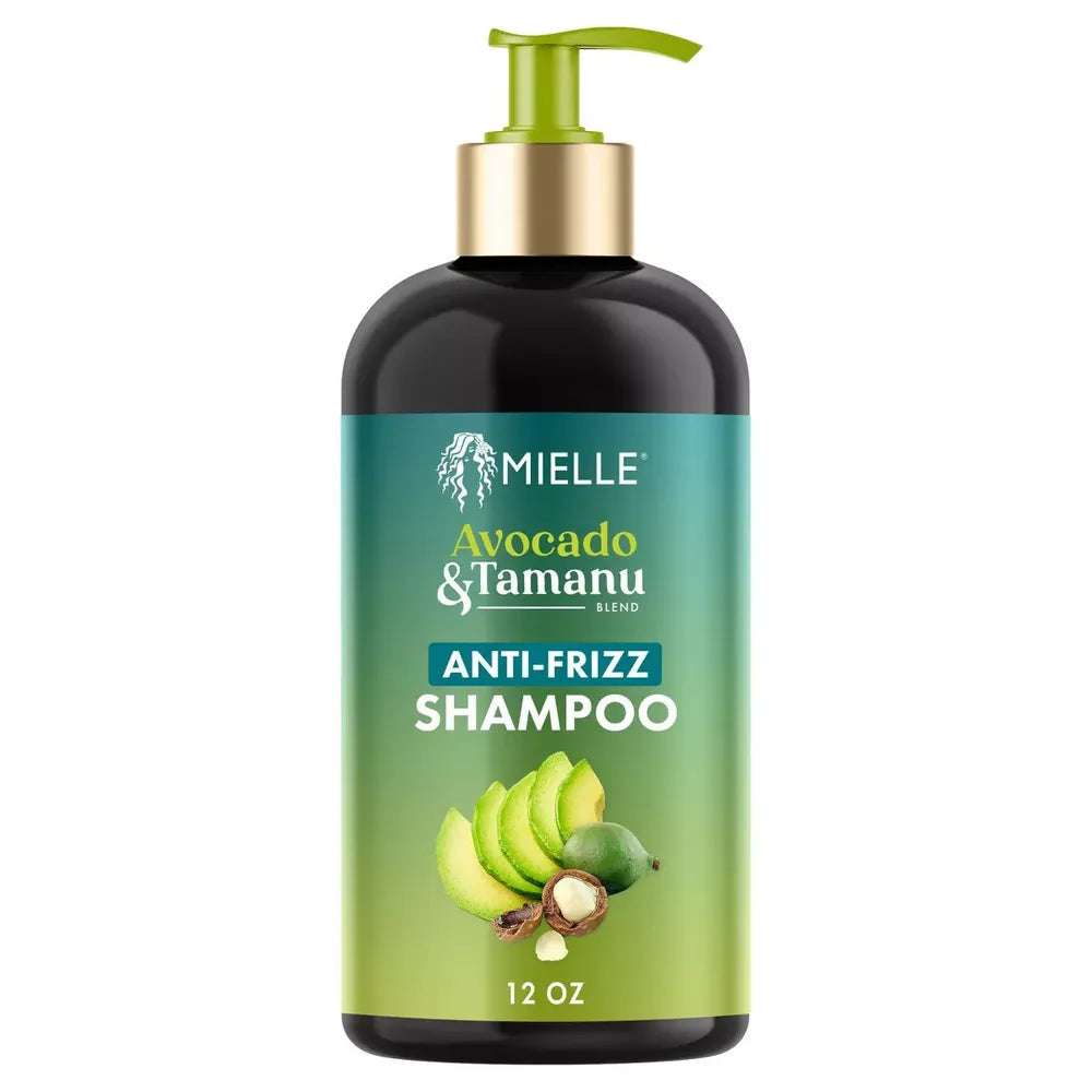 Mielle Avocado & Tamanu Anti - Frizz Shampoo & Conditioner – 12 fl oz - Beauty Exchange Beauty Supply