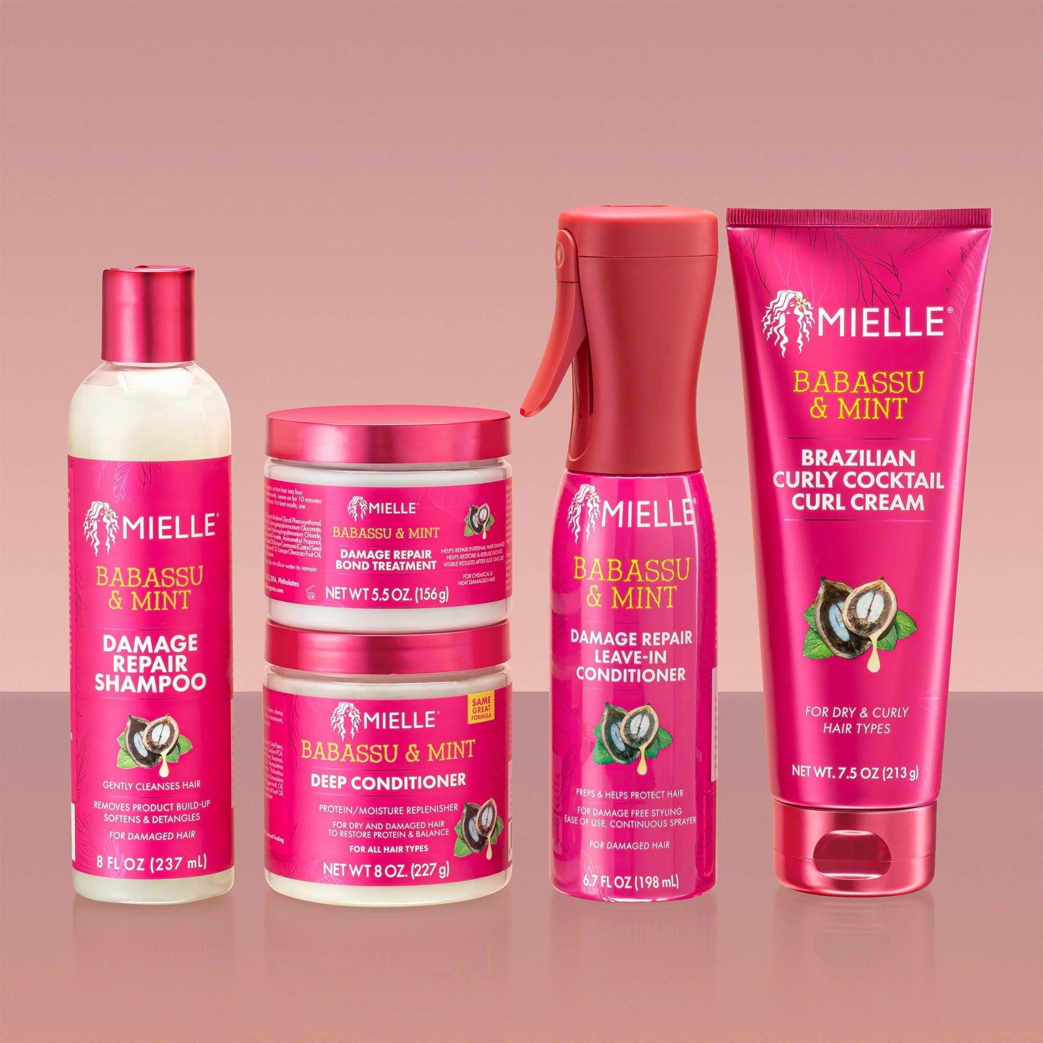 Mielle Babassu & Mint Bond Treatment – 5.5oz - Beauty Exchange Beauty Supply