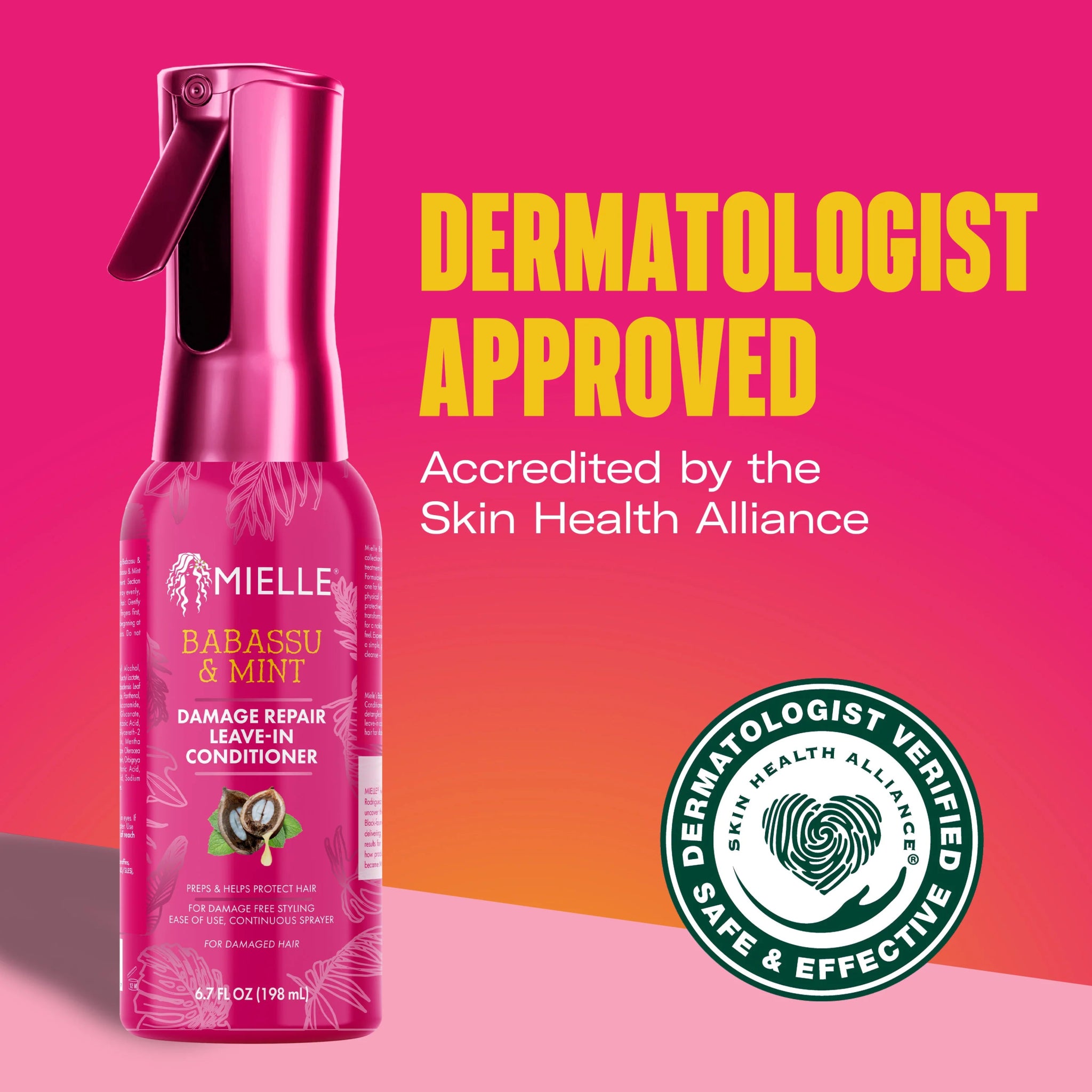 Mielle Babassu & Mint Leave - In Conditioner – 6.7oz - Beauty Exchange Beauty Supply