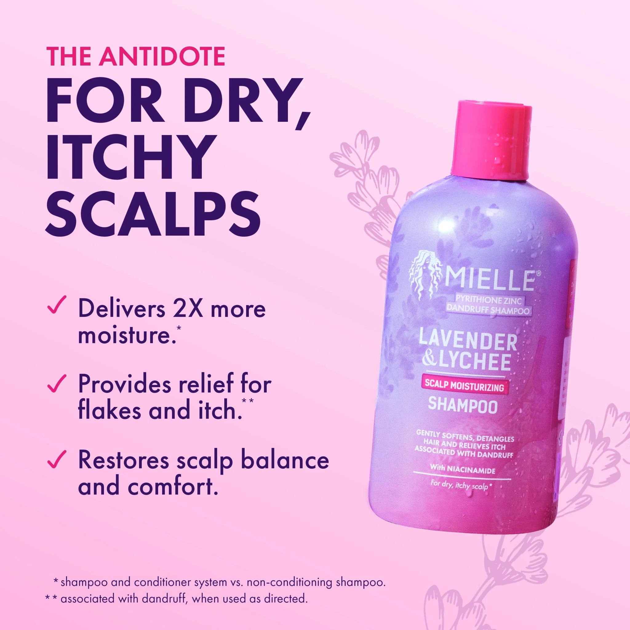 Mielle Lavender & Lychee Scalp Moisturizing – 12oz - Beauty Exchange Beauty Supply