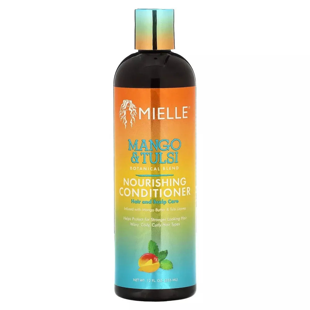 Mielle Mango & Tulsi Nourishing Shampoo & Conditioner – 12 fl oz - Beauty Exchange Beauty Supply