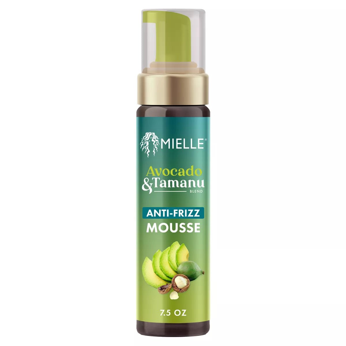 Mielle Organics Avocado & Tamanu Anti - Frizz Mousse - 7.5 fl oz - Beauty Exchange Beauty Supply