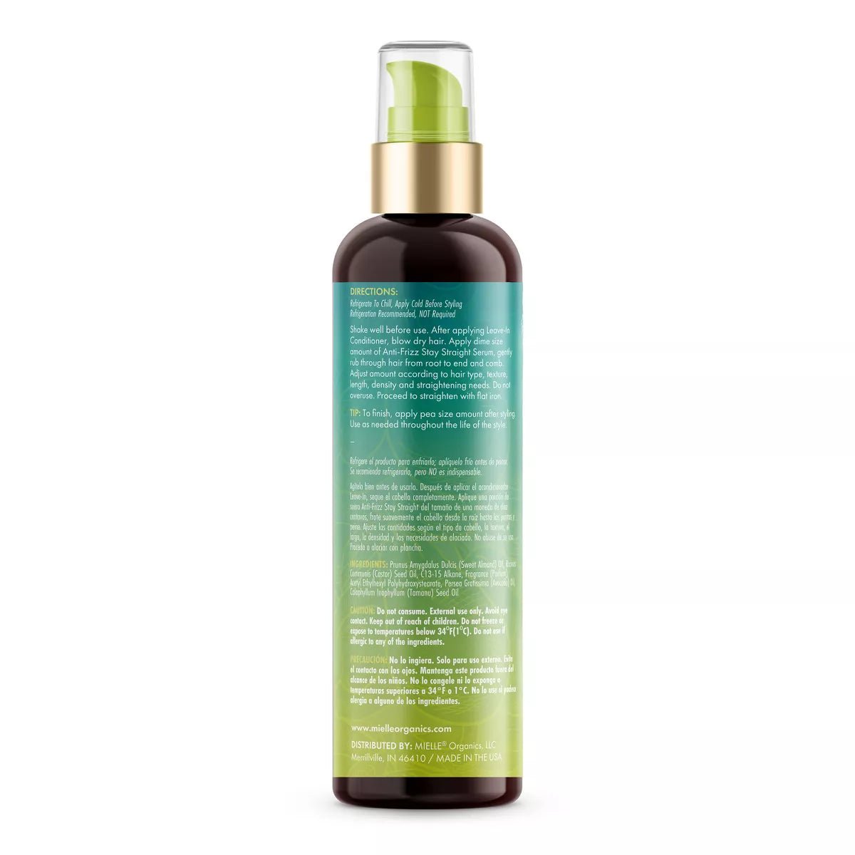 Mielle Organics Avocado & Tamanu Stay Straight Serum - 6 fl oz - Beauty Exchange Beauty Supply