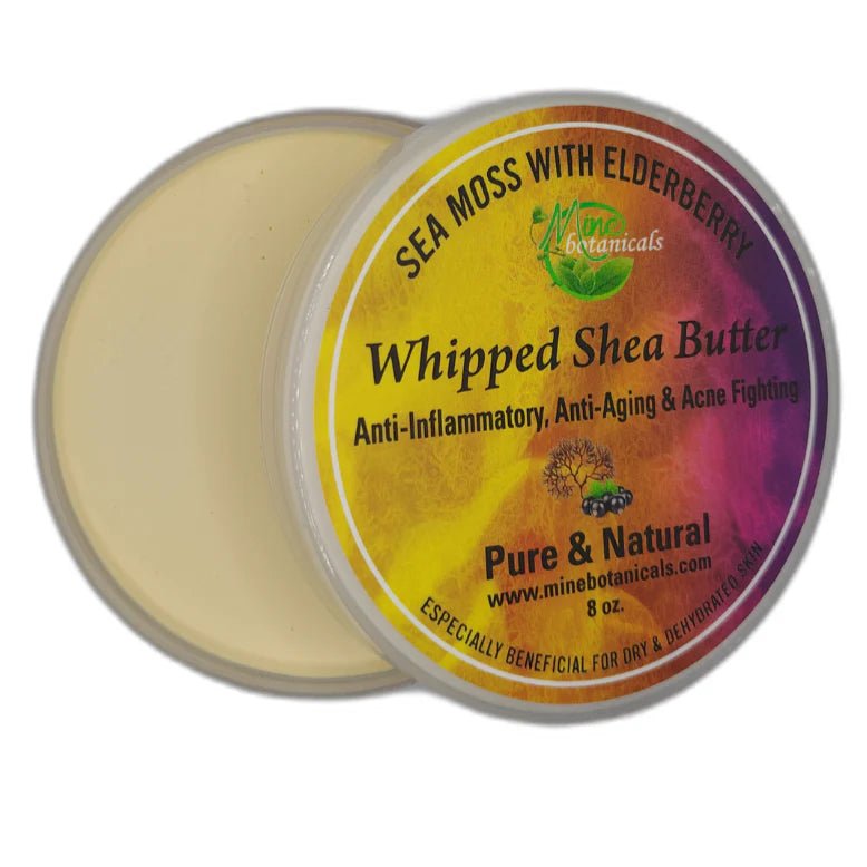 Mine Botanicals Whipped Shea Butter – 100% Natural Moisturizer – 13 Skin - Loving Variants – 8 oz - Beauty Exchange Beauty Supply